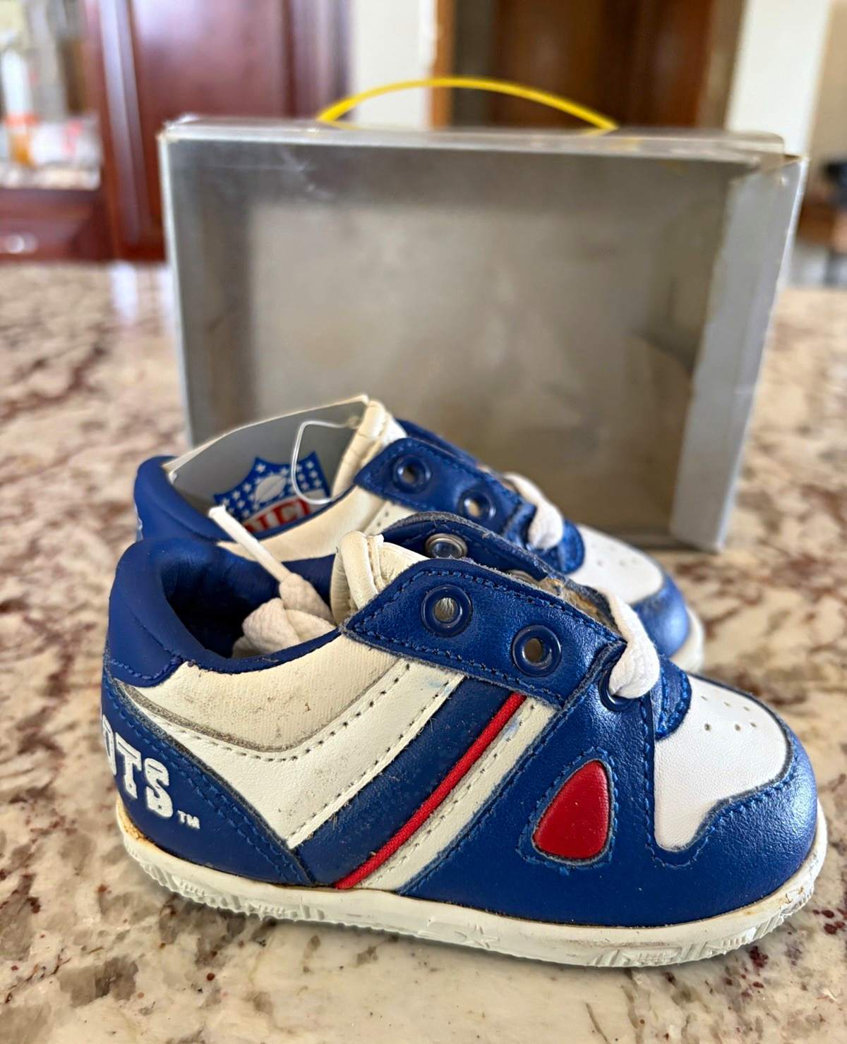 Vintage Starter New England Patriots Toddler SneakersTags Attached Collectible