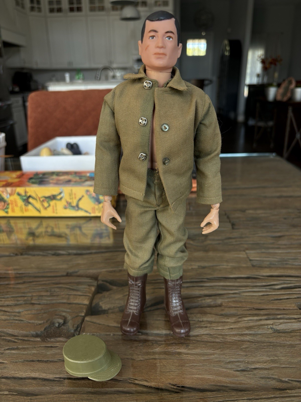 Vintage G.I. Joe Action Soldier Black Hair, 1964 Vintage G.I. Joe Action Soldier Black Hair, 1964
