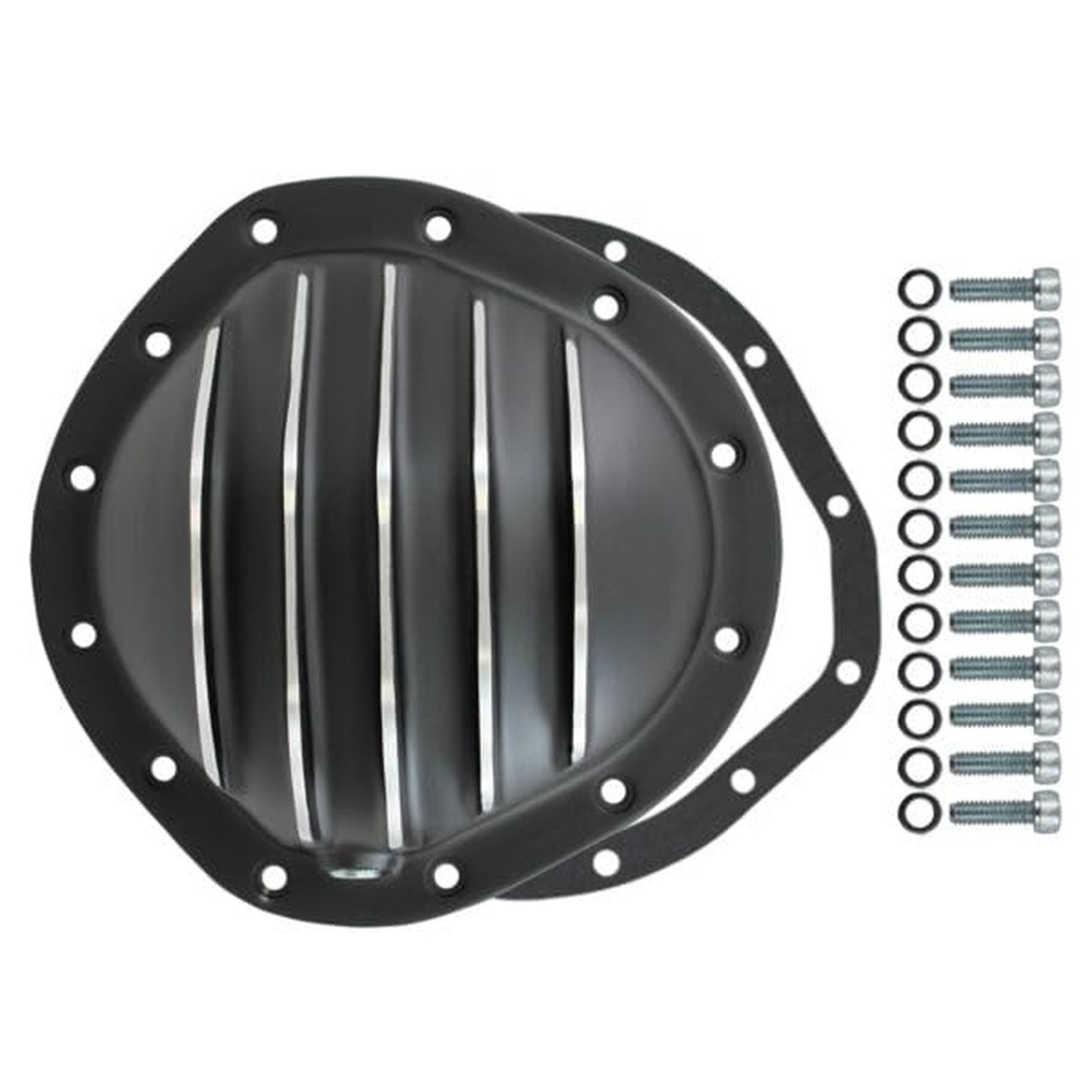 212 Main 4902BKKIT 8.87 in. 12 Bolt Chrome Differential Cover for GM Truck 212 Main 4902BKKIT 8.87 in. 12 Bolt Chrome Differential Cover for GM Truck