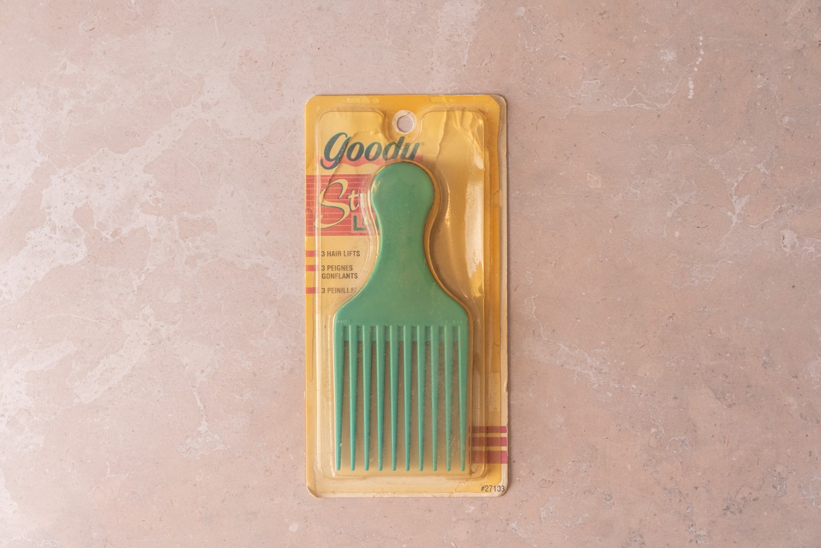 Vintage 1994 GOODY unbreakable Hair Lift 2 ONLY Picks /Combs in package