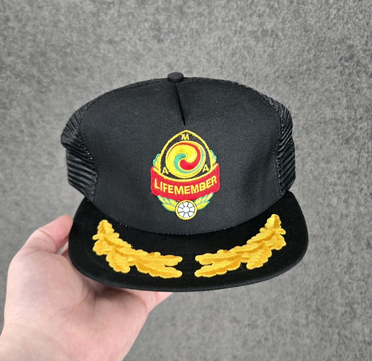 Vintage AMA Hat Strapback American Motorcycle Association Charter Life Member Vintage AMA Hat Strapback American Motorcycle Association Charter Life Member