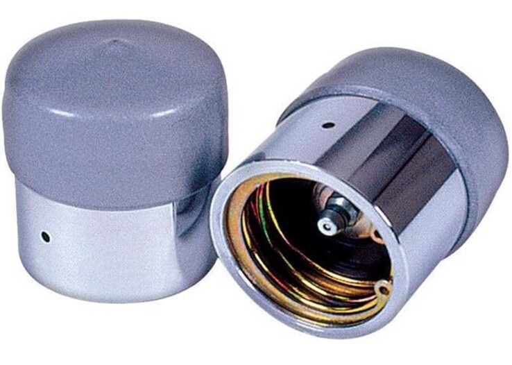 Towpower 74177 Wheel Bearing Protector Grey And Chrome Towpower 74177 Wheel Bearing Protector Grey And Chrome
