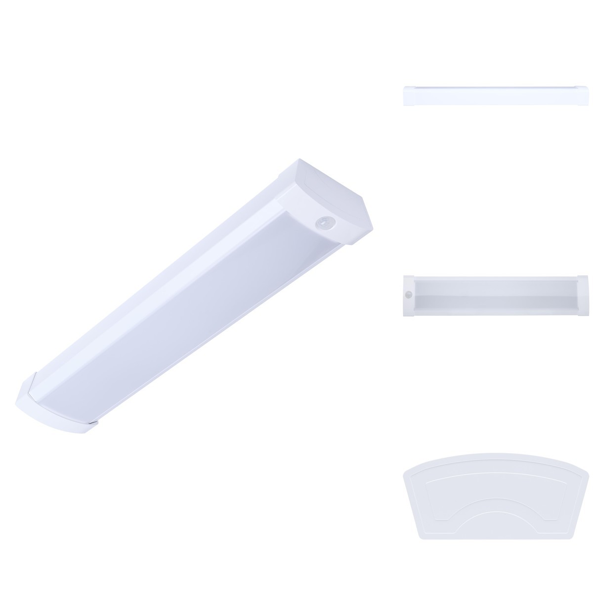 Nuvo 65/1214 LED 2Ft Wrap Linear Ceiling Light with PIR Sensor 20W CCT White