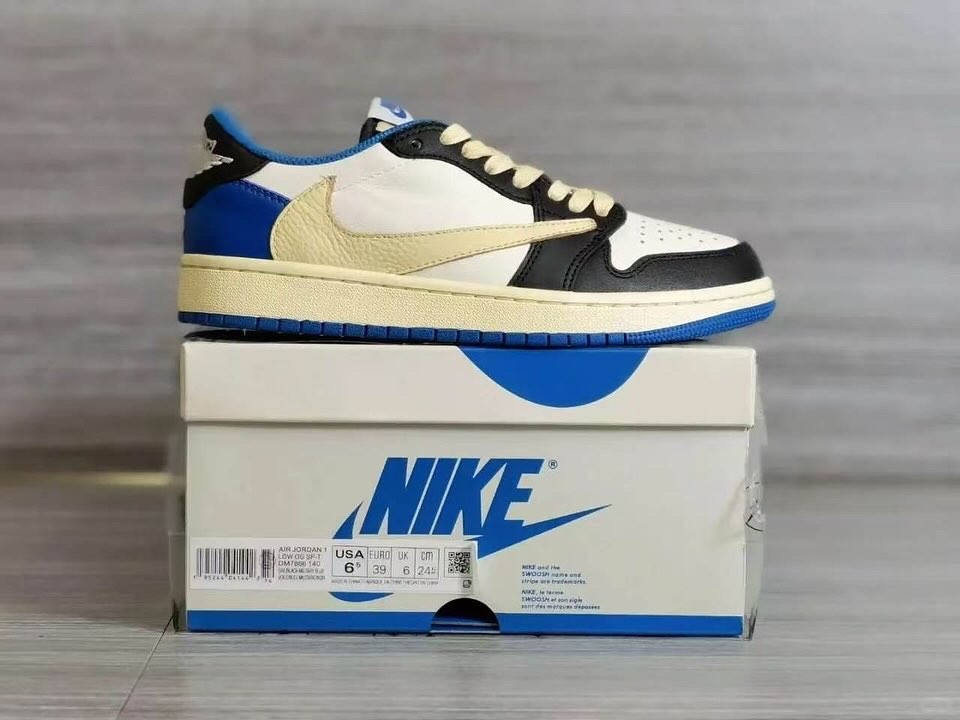 Travis Scott x Fragment Design x Air Jordan 1 Lown Men’s Shoes DM7866-140