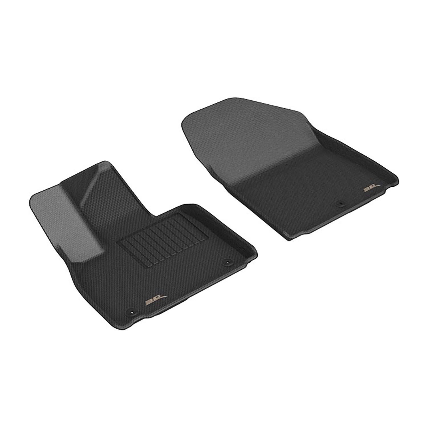 3D Maxpider 2026 Fits Hyundai Palisade Kagu Black 1st Rows Floor Mats 