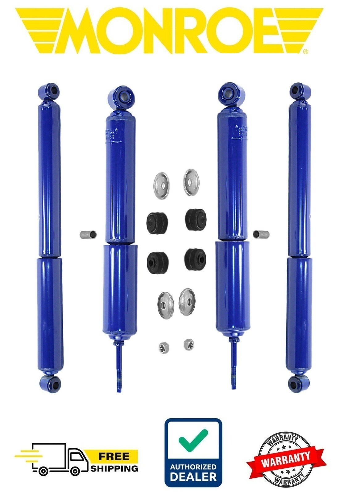 SET-TS32217 Monroe Set of 4 Shock Absorber and Strut Assemblies New for Truck