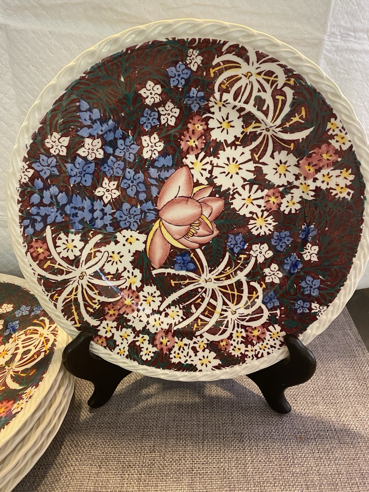 RARE (1) HAWAII LEI LANI ALOHA DON BLANDING VERNON KILNS DINNER PLATE MELINDA SH