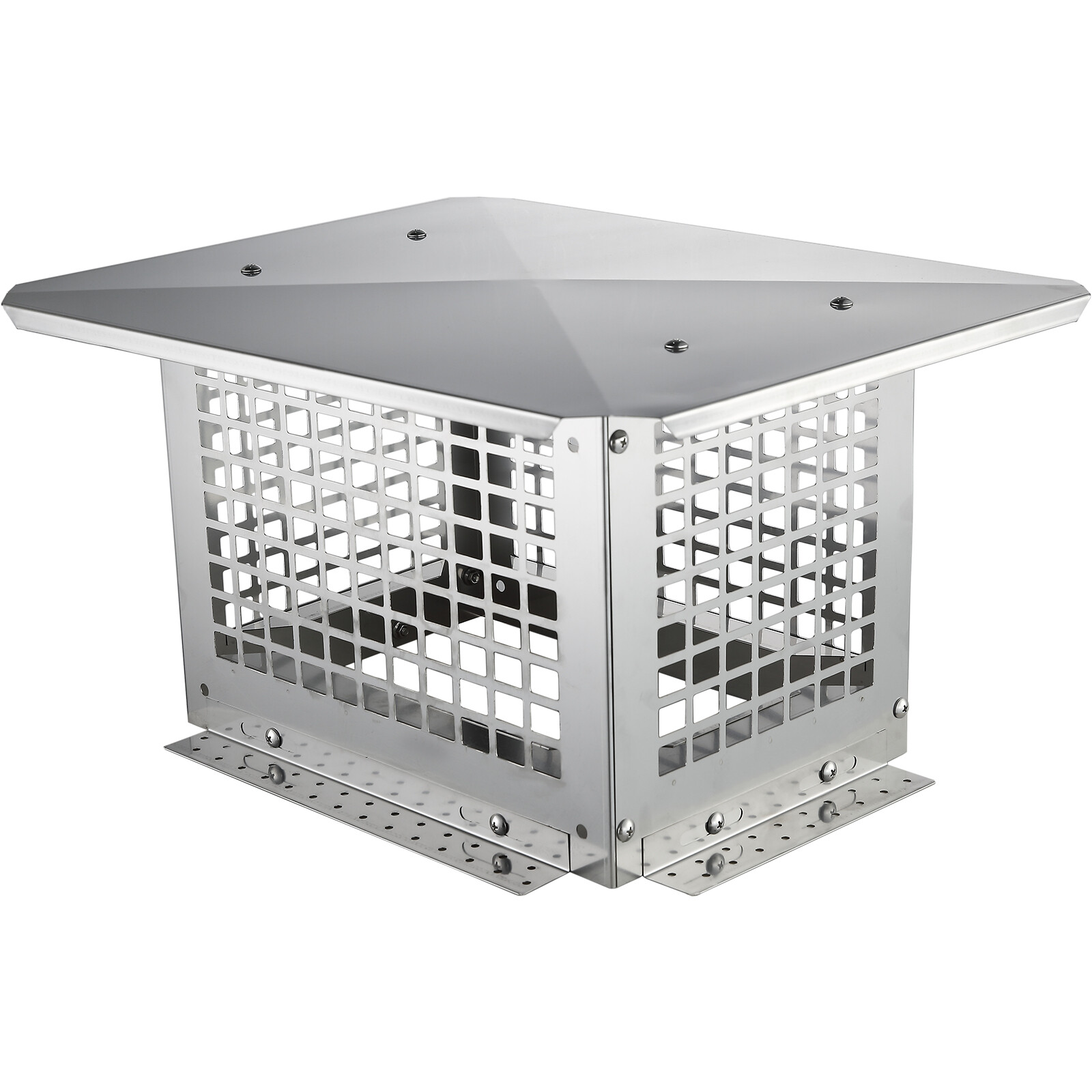 VEVOR Chimney Cap 13” x 9” 304Stainless Steel Fireplace Flue Caps Cover Mesh VEVOR Chimney Cap 13” x 9” 304Stainless Steel Fireplace Flue Caps Cover Mesh