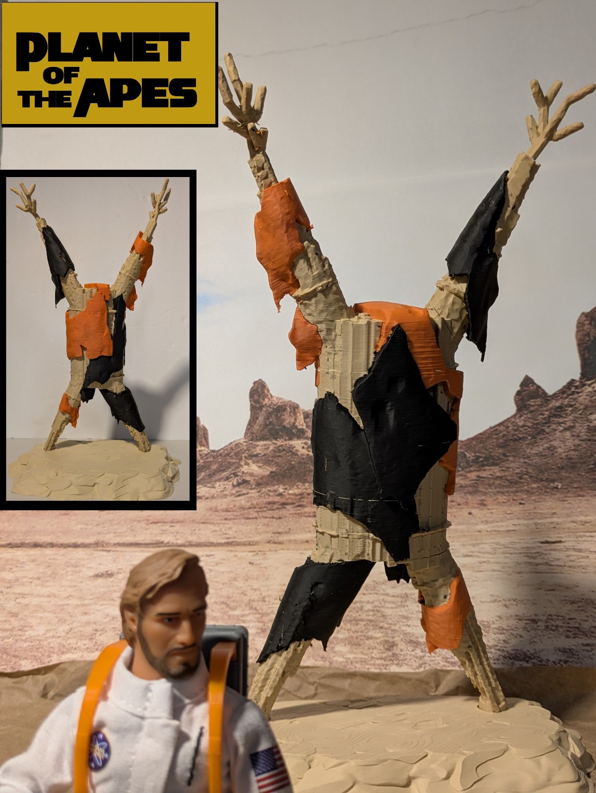 Planet of the Apes - Mego Scale - Scarecrow (no figs)