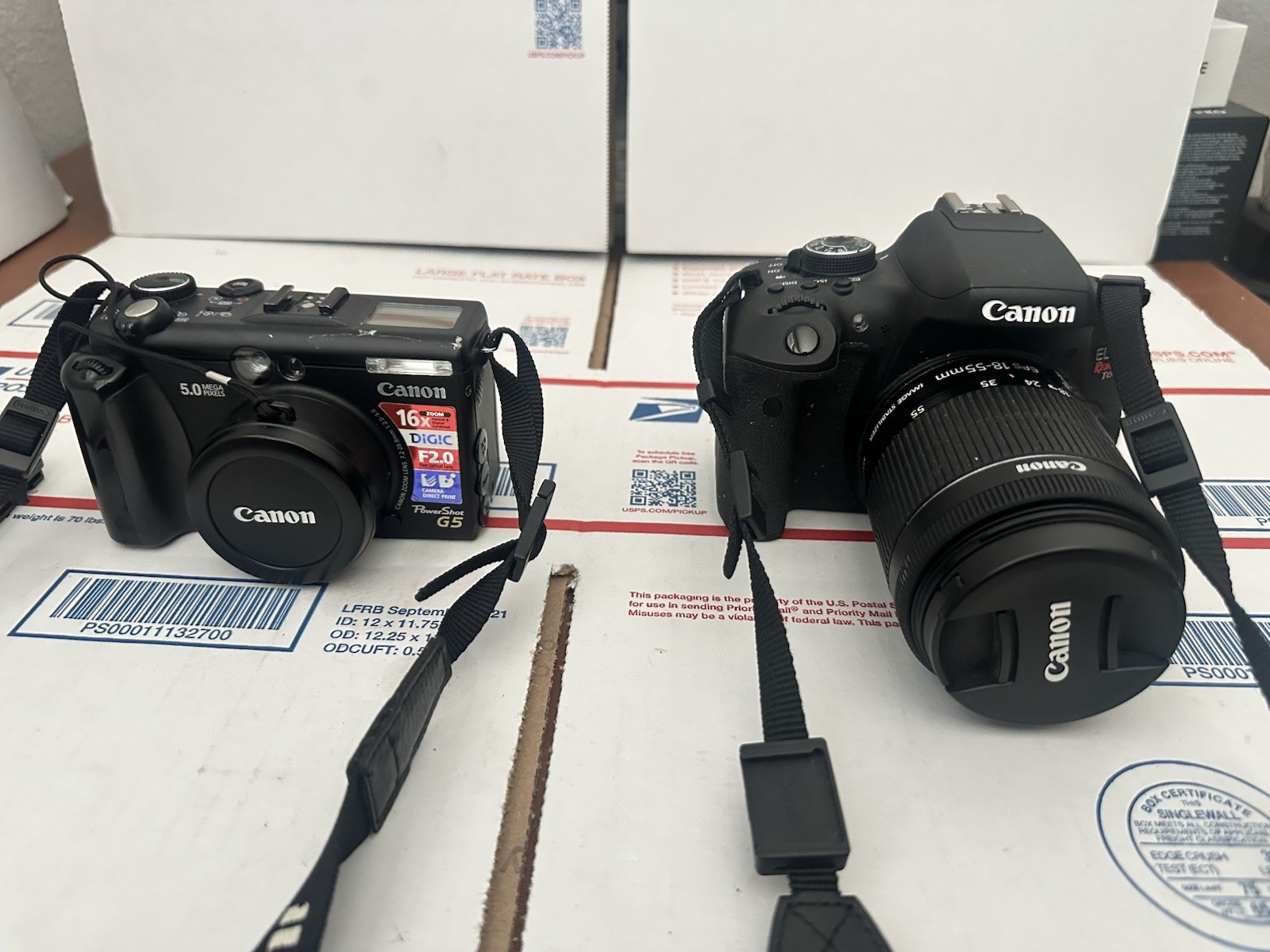 2 Canon Cameras 2 Canon Cameras