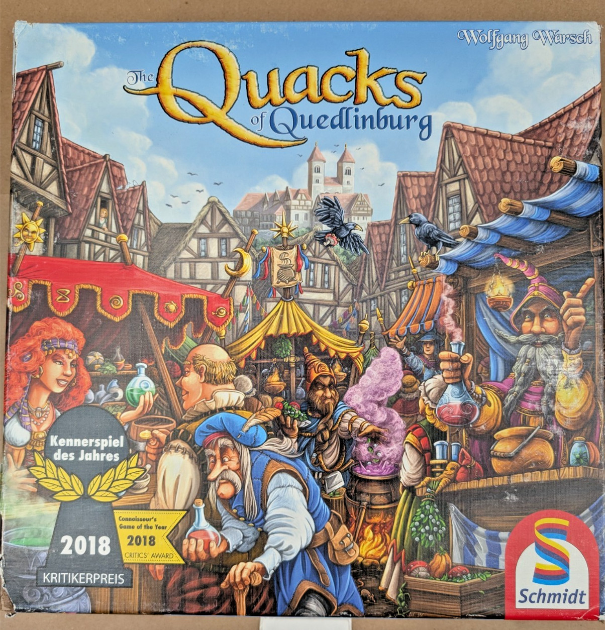 Asmodee The Quacks of Quedlinburg Board Game - Unpunched - Heavily Damaged Box