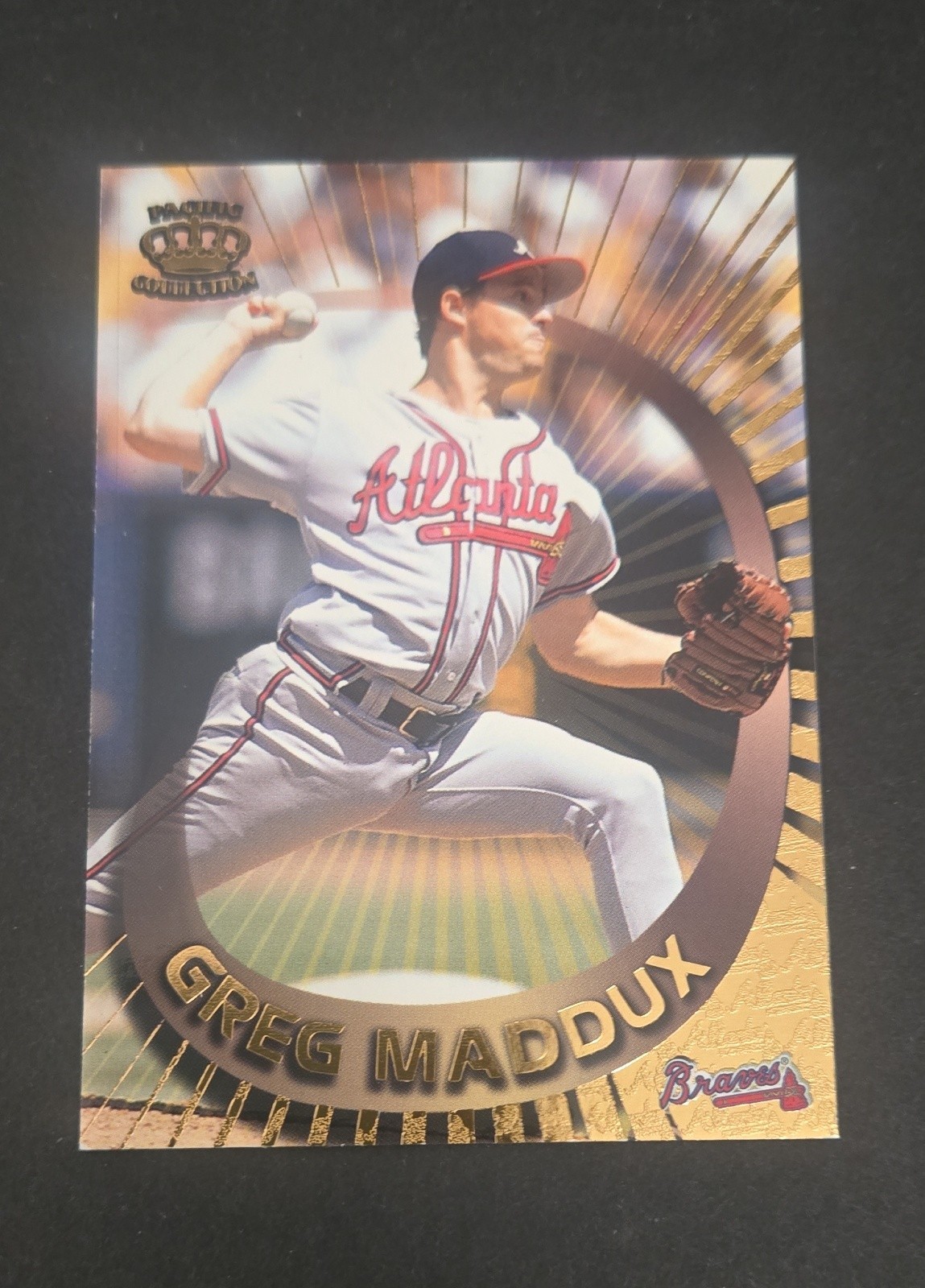 1997 Pacific Crown Collection - Card-Supials Greg Maddux #24