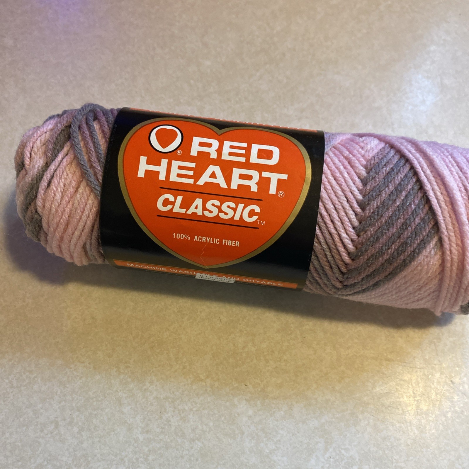 Red Heart Classic 947 Dusty Rose Variegated Yarn Vintage Red Heart Classic 947 Dusty Rose Variegated Yarn Vintage