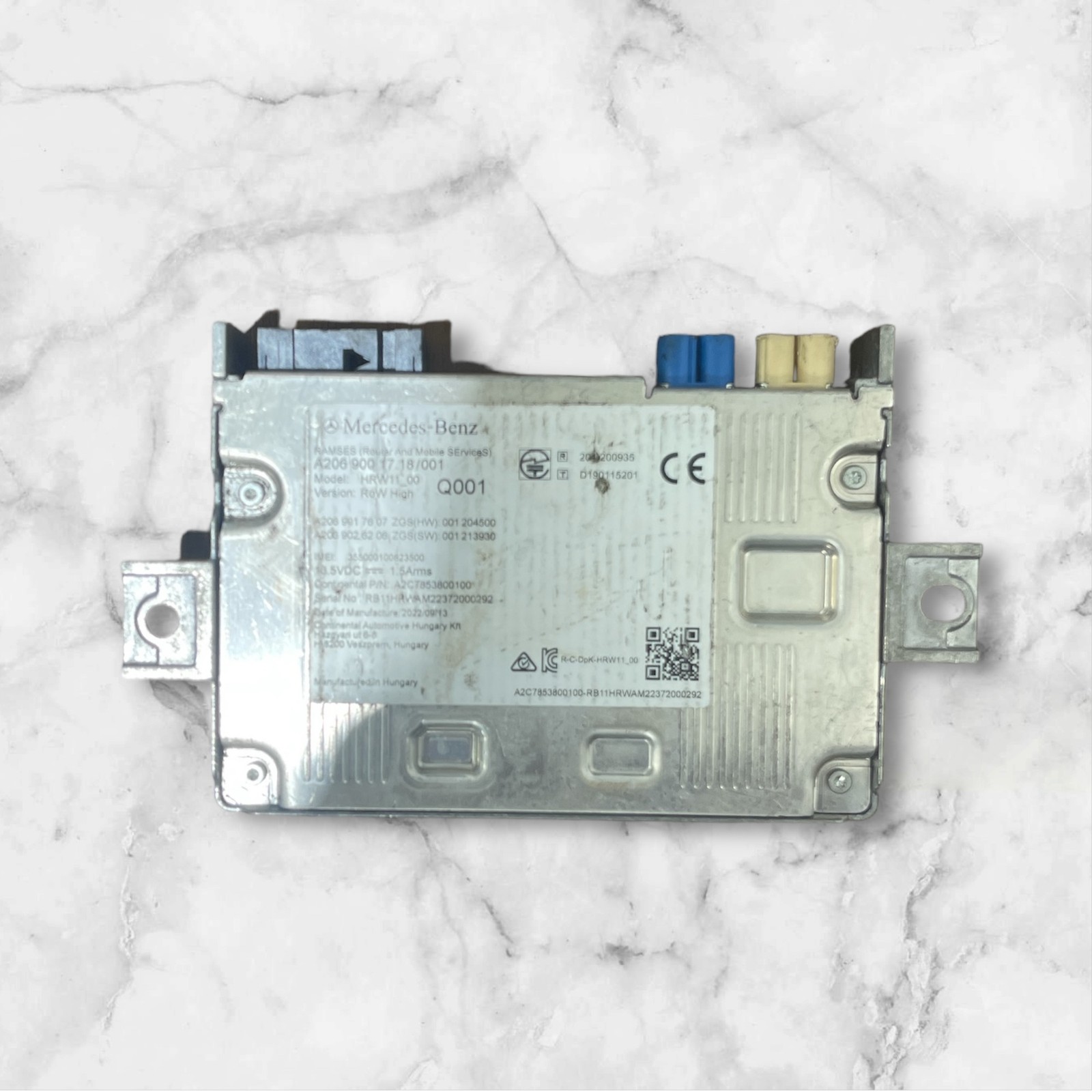 2021-2024 Mercedes-Benz C300 Control Unit Module A2069001718 2021-2024 Mercedes-Benz C300 Control Unit Module A2069001718