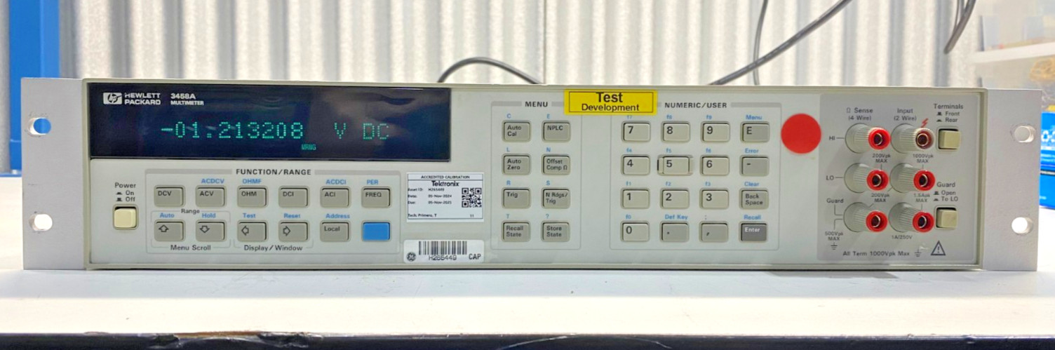 HP Agilent 3458A 8.5 Digit Multimeter DMM Opt 001 Extended Memory GPIB Tested