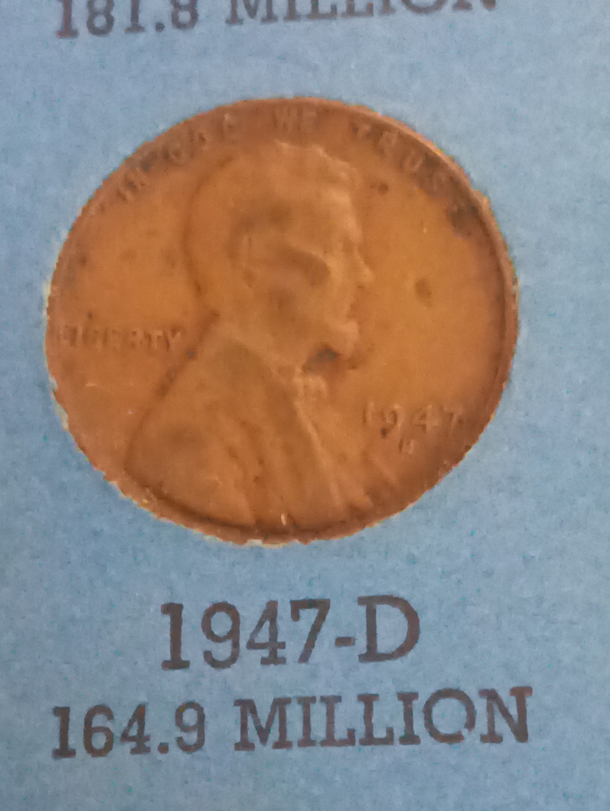 1947-D Lincoln Wheat Cent ● Penny ● #AG927
