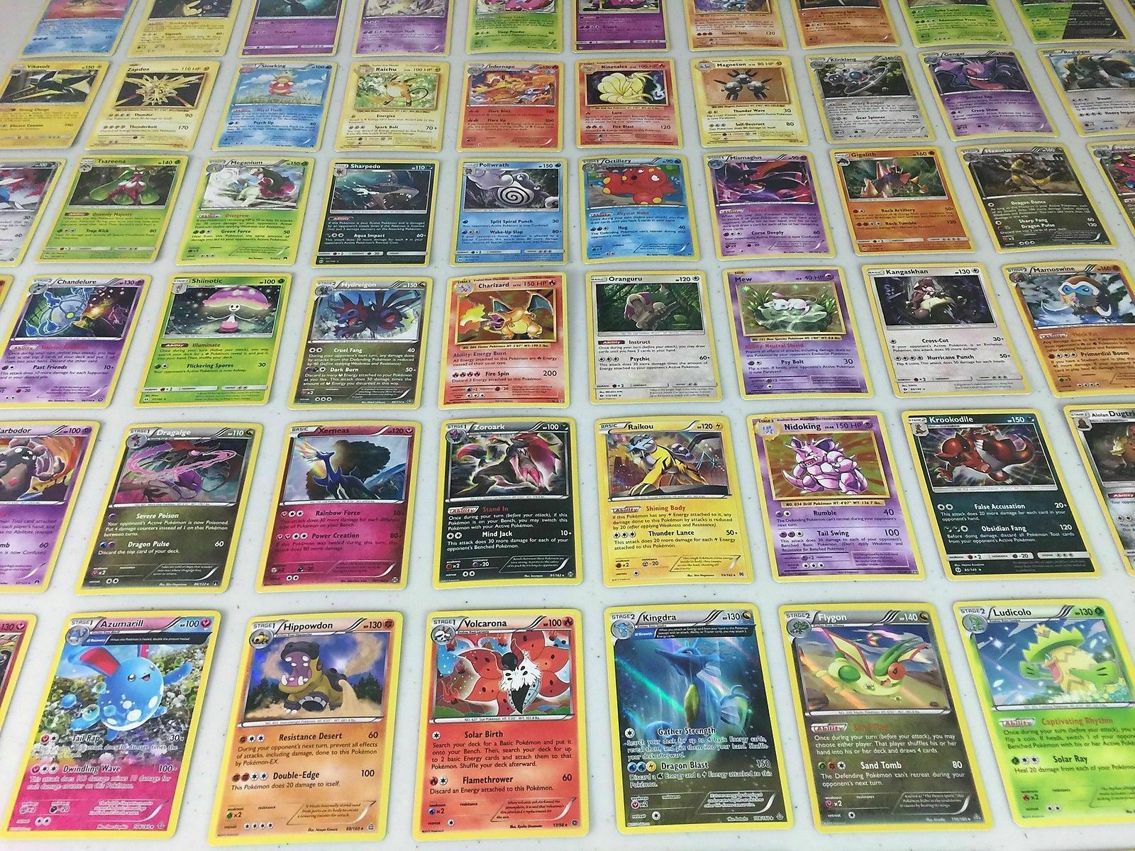 250x HUGE  Pokemon Card L0T - Com / Un / Rare / HOLO / WOTC