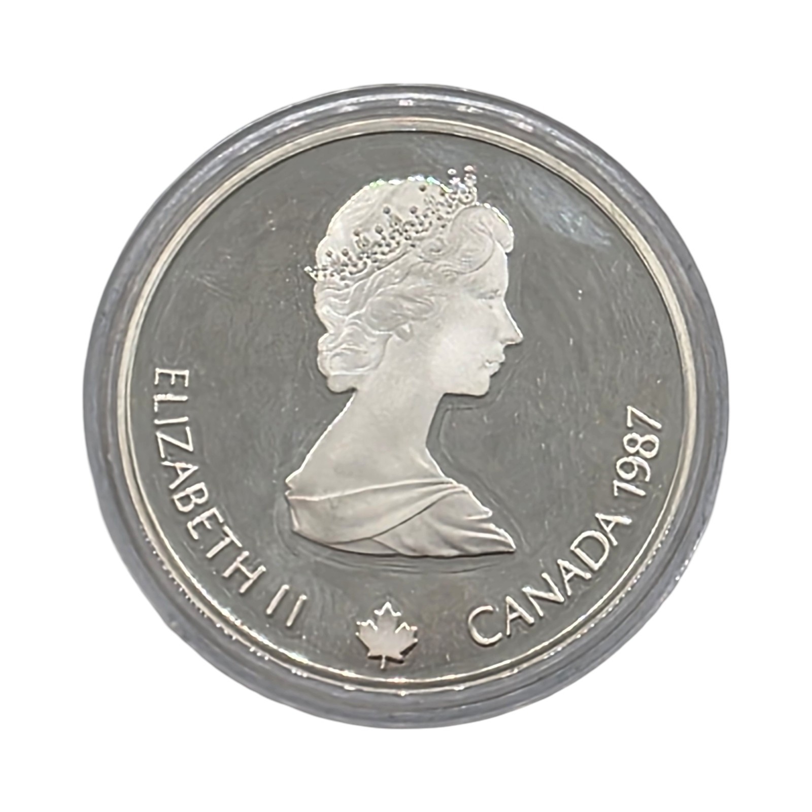 1987 Canada $20 Calgary 1988 Olympics Curling .925 Silver Proof Coin w/ Box