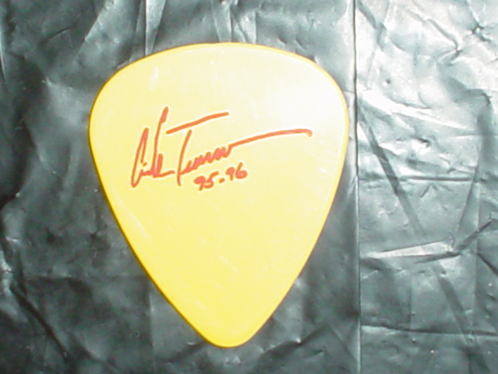 WARRANT Erik Turner Signature 1995 Ultraphobic RaRe Concert Tour GUITAR PICK