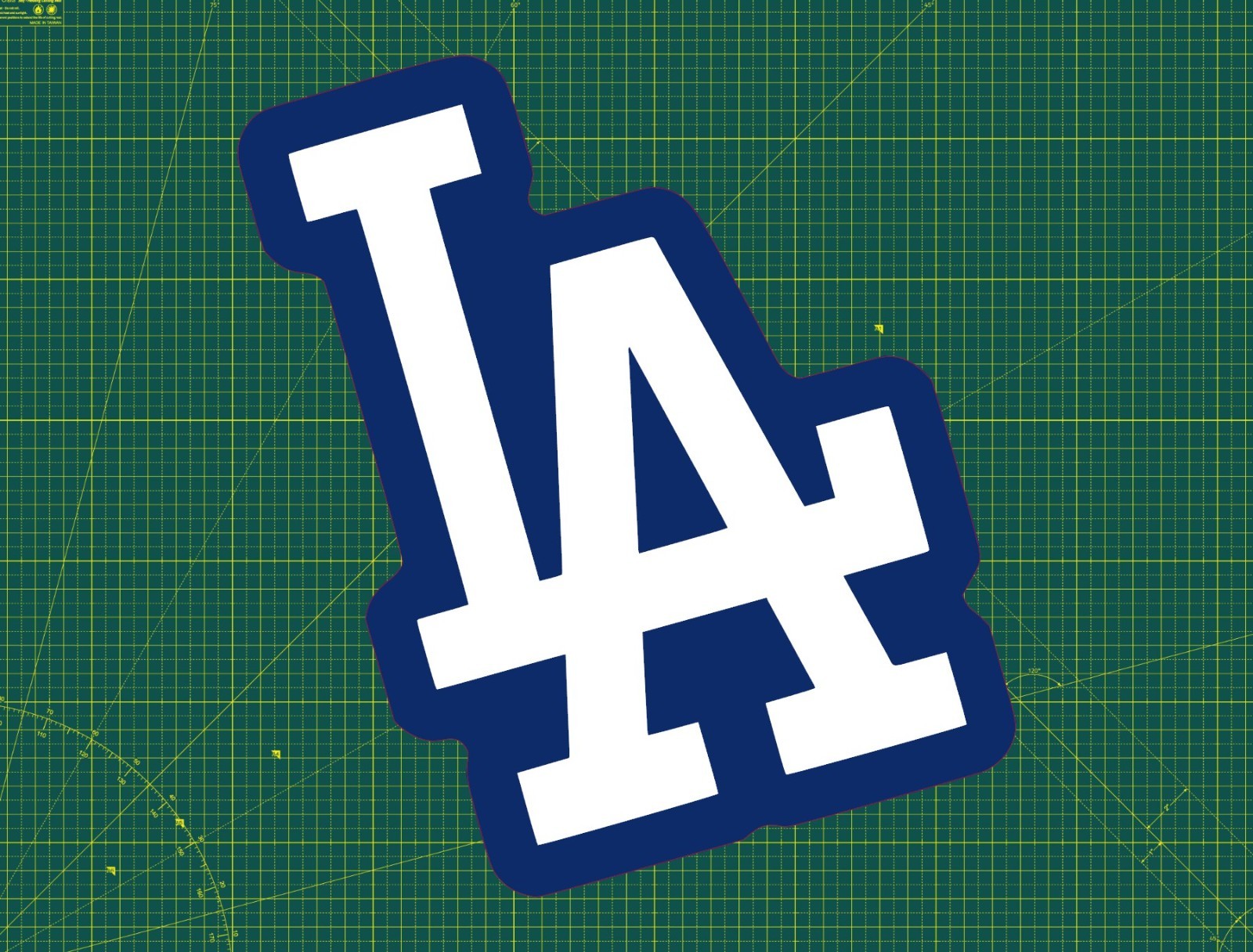 Los Angeles Dodgers Water Proof UV Safe Glossy Vinyl Decal / Sticker LA