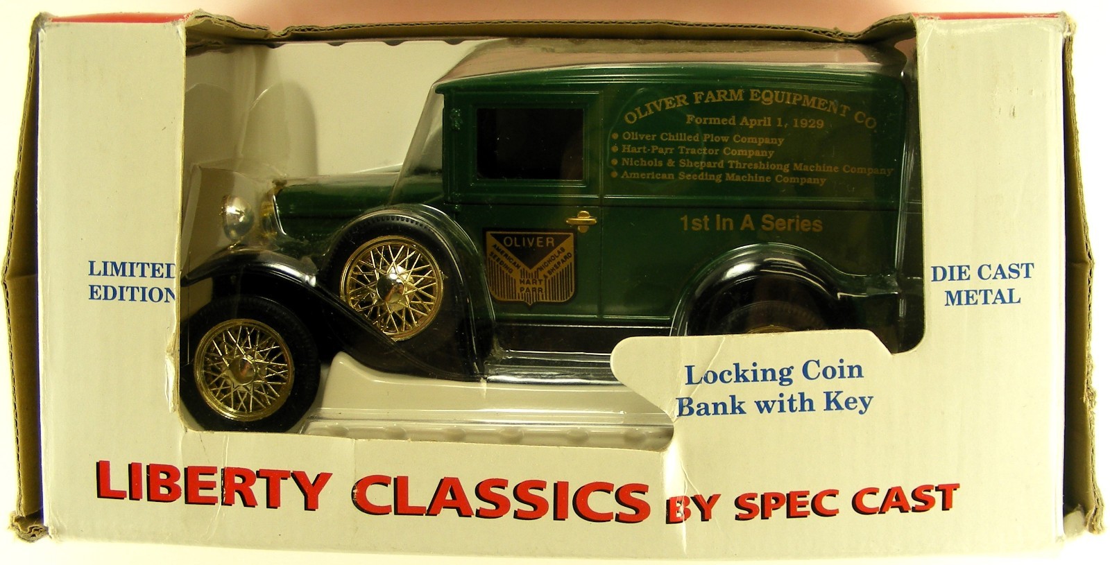 Spec Cast Liberty Classics 1929 Ford Model A Oliver Tractor 1/25 Scale Diecast