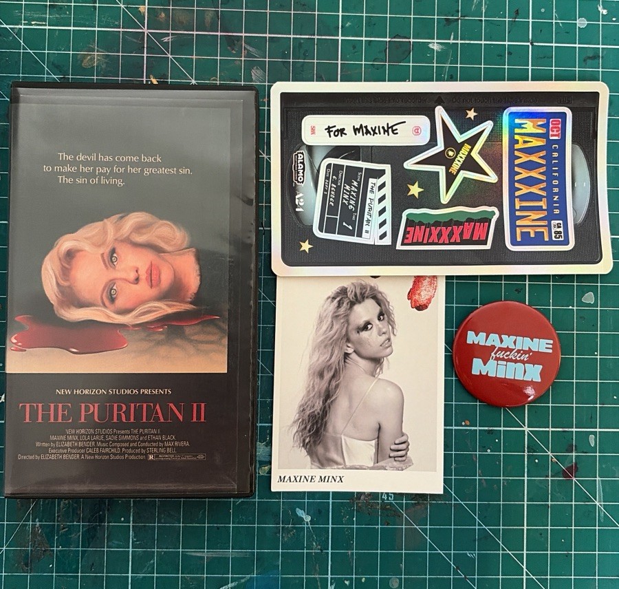 MaXXXine The Puritan 2 VHS Case Alamo Drafthouse Exclusive Ltd. Ed Mia Goth