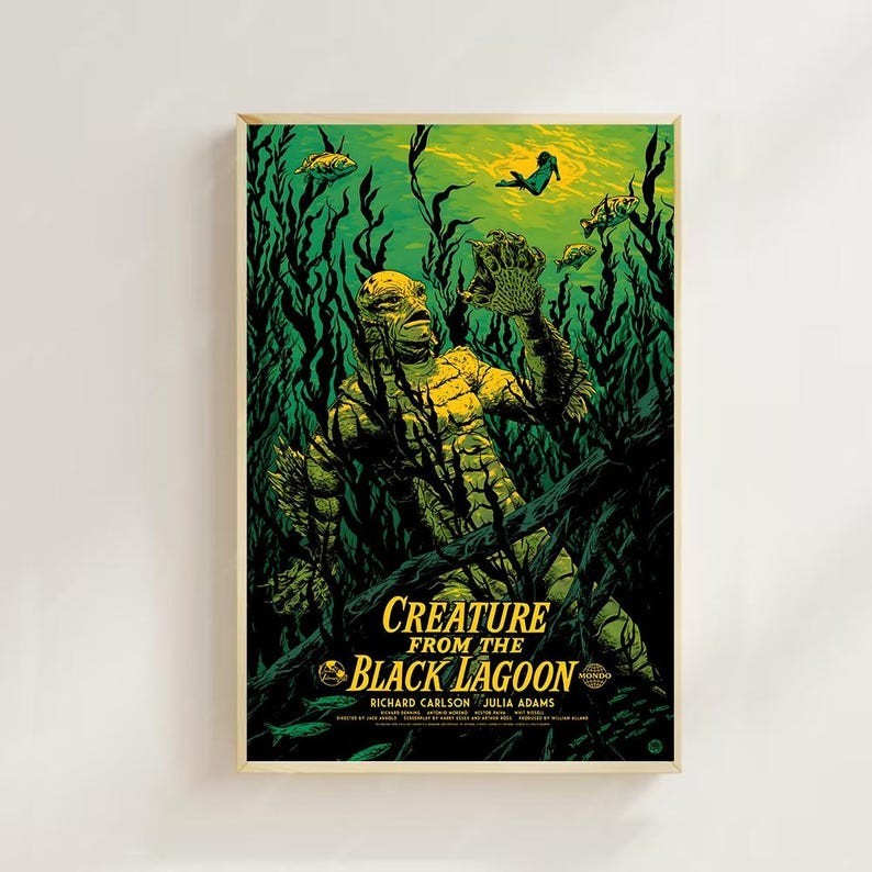 Creature From The Black Lagoon Mondo Art Print Poster