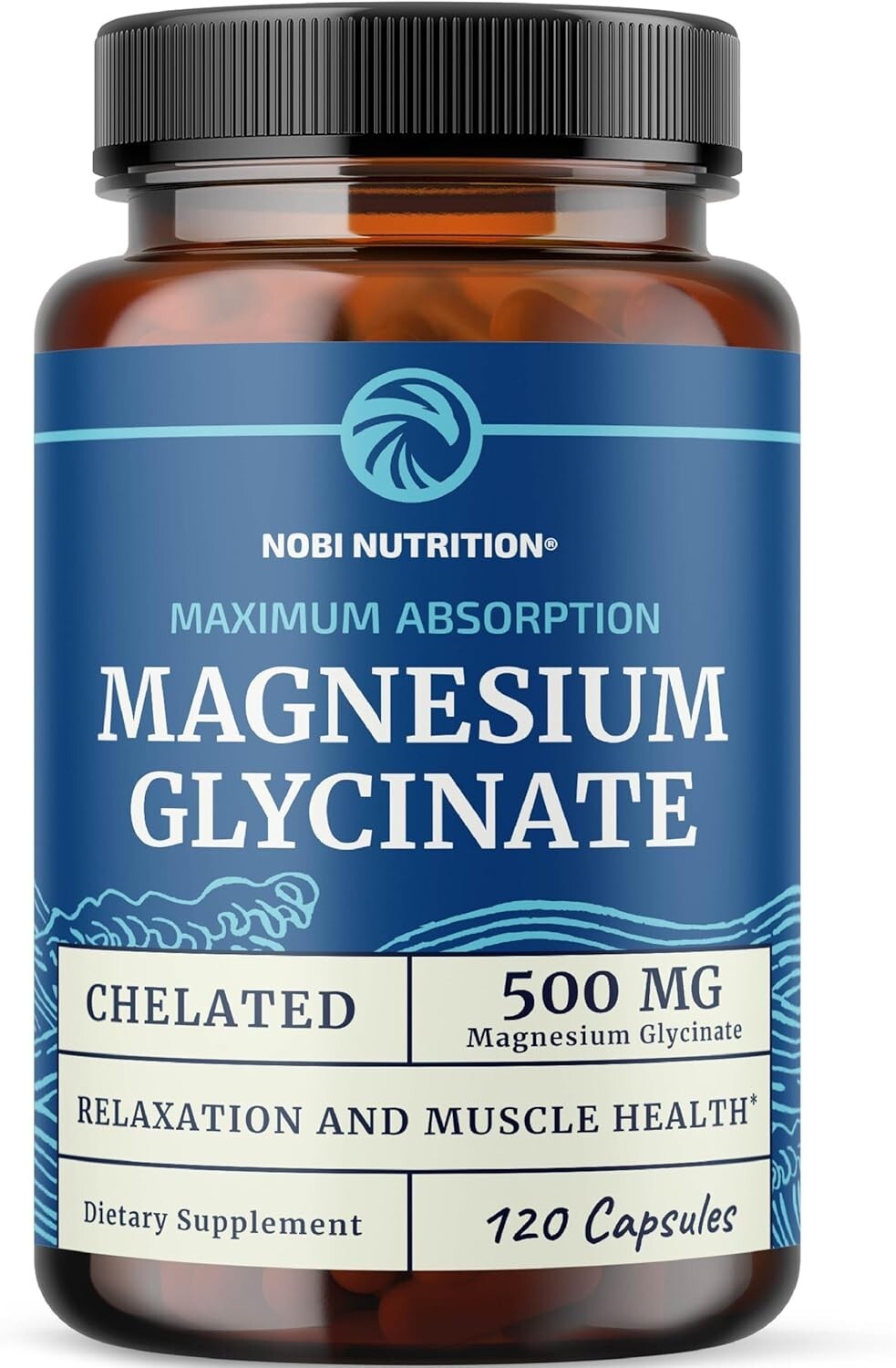 Glicinato de magnesio - Apoya la salud del corazón, los nervios y los músculos u