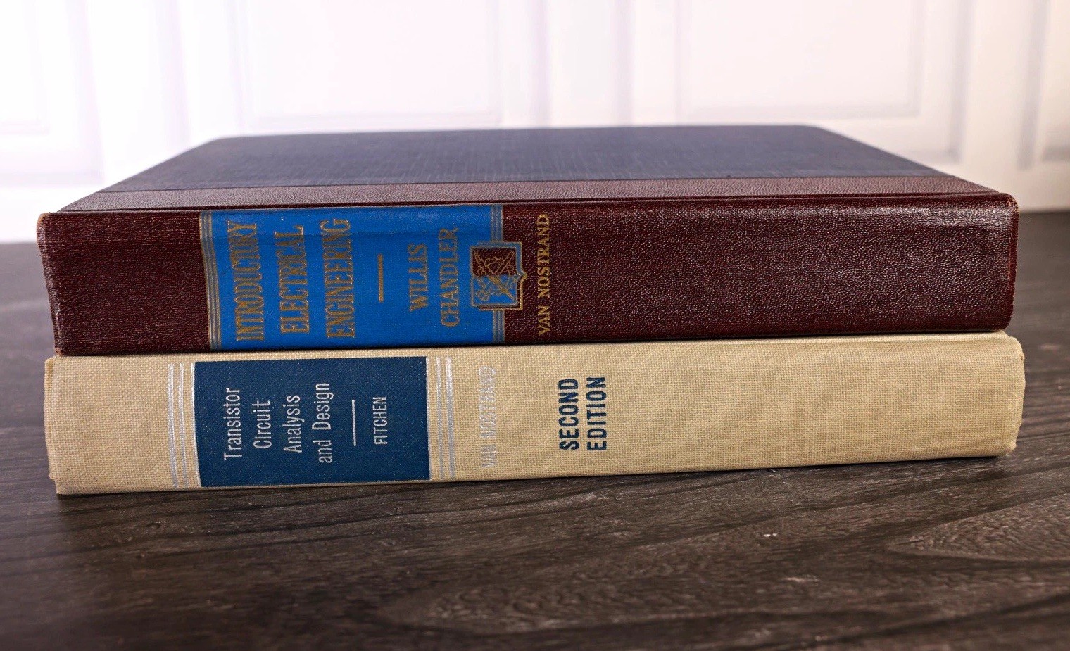 Vintage Electrical Engineering Books Lot 2 Fitchen Willis Chandler 1952 1966