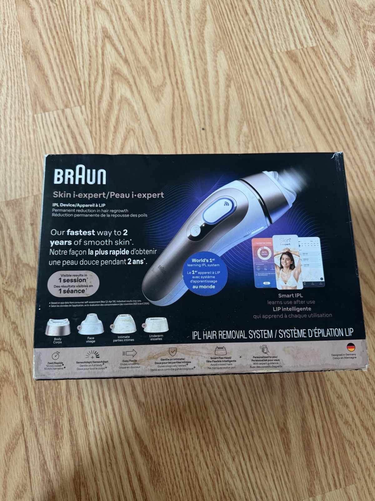 Braun Skin i-Expert Smart IPL PL7219 at Home Laser Hair Removal for Women and Me