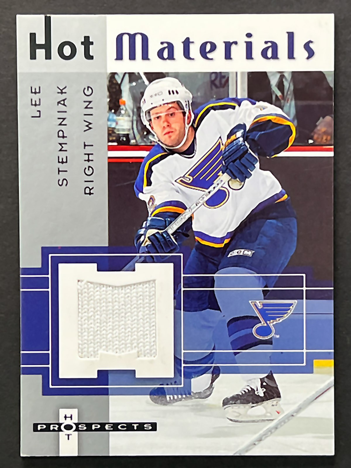 2005-06 Fleer Hot Prospects #HM-LS Lee Stempniak Hot Materials St. Louis Blues