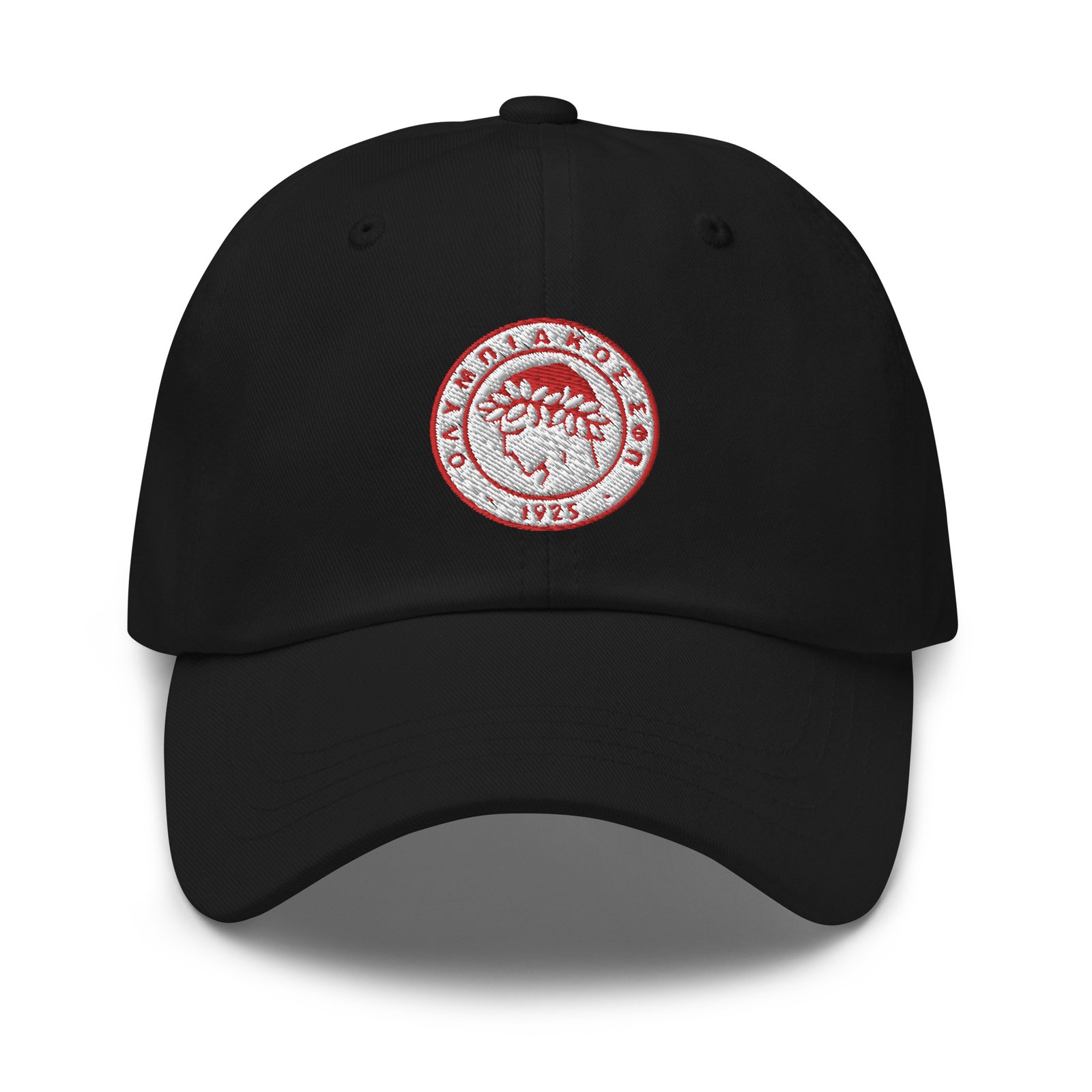 Olympiacos Retro Minimalist Design Embroidered Dad Hat Soccer Football Cap