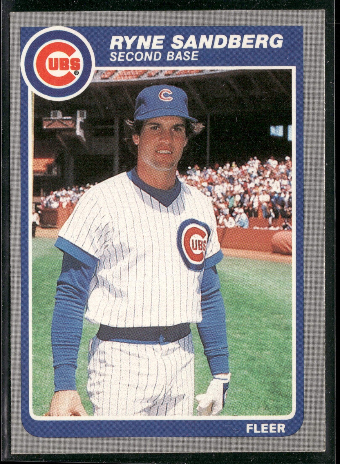 1985 Fleer #65 Ryne Sandberg 1985 Fleer #65 Ryne Sandberg