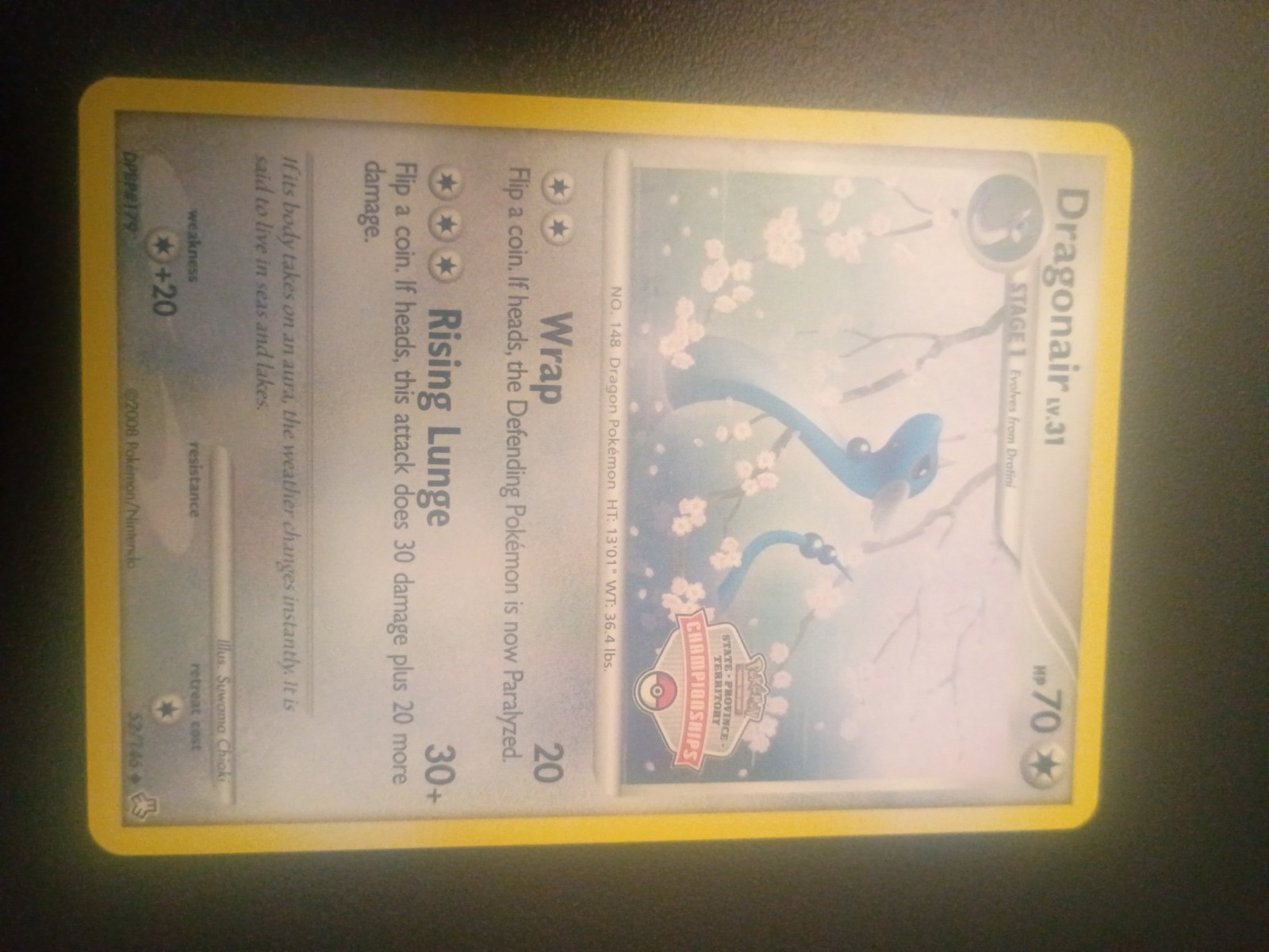 Dragonair (State Championships) 52/146 League & Championship Cards Pokemon MP