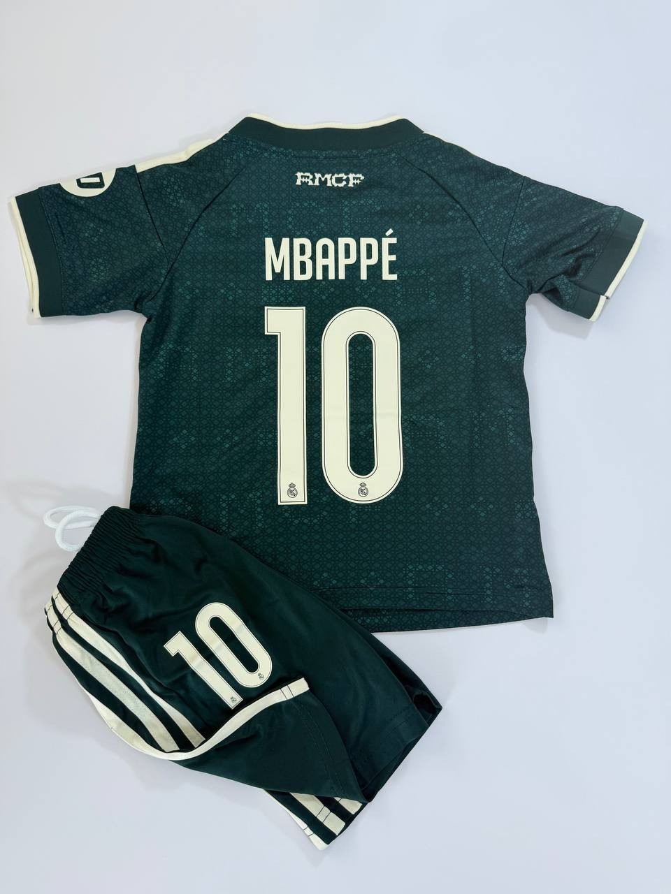 KIDS Real Madrid Away Mbappe #10 2026/27 Football Soccer Jersey & Shorts Kit KIDS Real Madrid Away Mbappe #10 2026/27 Football Soccer Jersey & Shorts Kit
