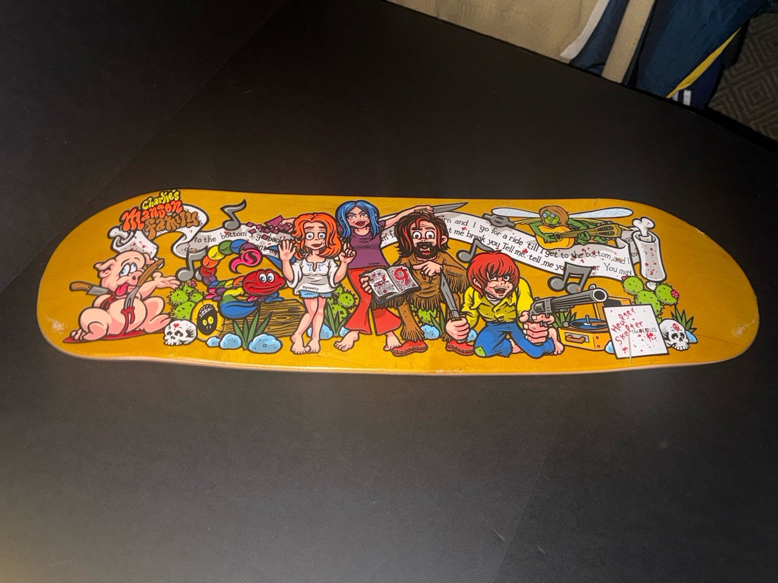 Strangelove Skateboards Manson Family Deck  RARE New Deal Collab Andy Howell 1st
