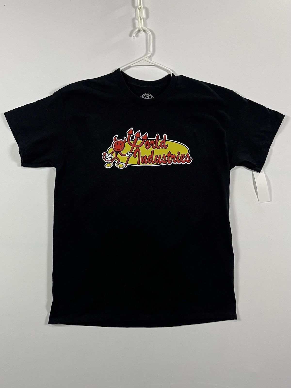 World Industries T-Shirt (Men’s Size X-Large) Retro-Logo, Vintage Skateboard 90s World Industries T-Shirt (Men’s Size X-Large) Retro-Logo, Vintage Skateboard 90s