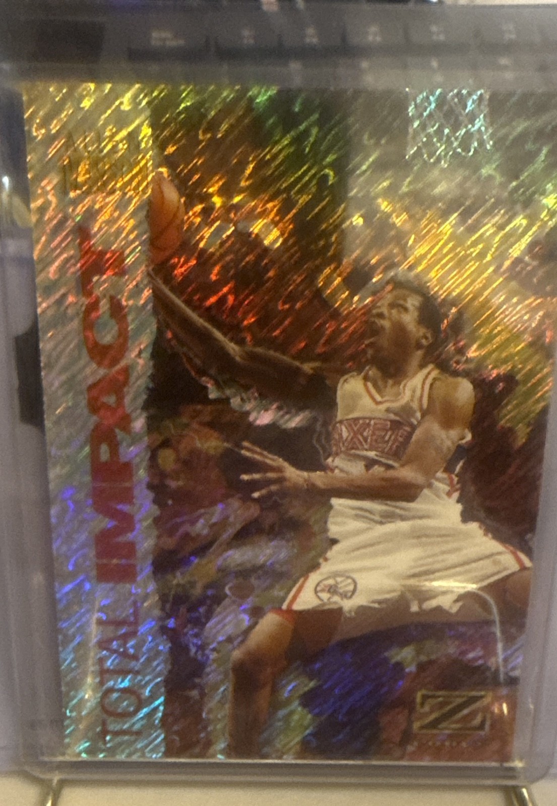 1997-98 Skybox Z-Force - Total Impact Allen Iverson #5/TI 1997-98 Skybox Z-Force - Total Impact Allen Iverson #5/TI