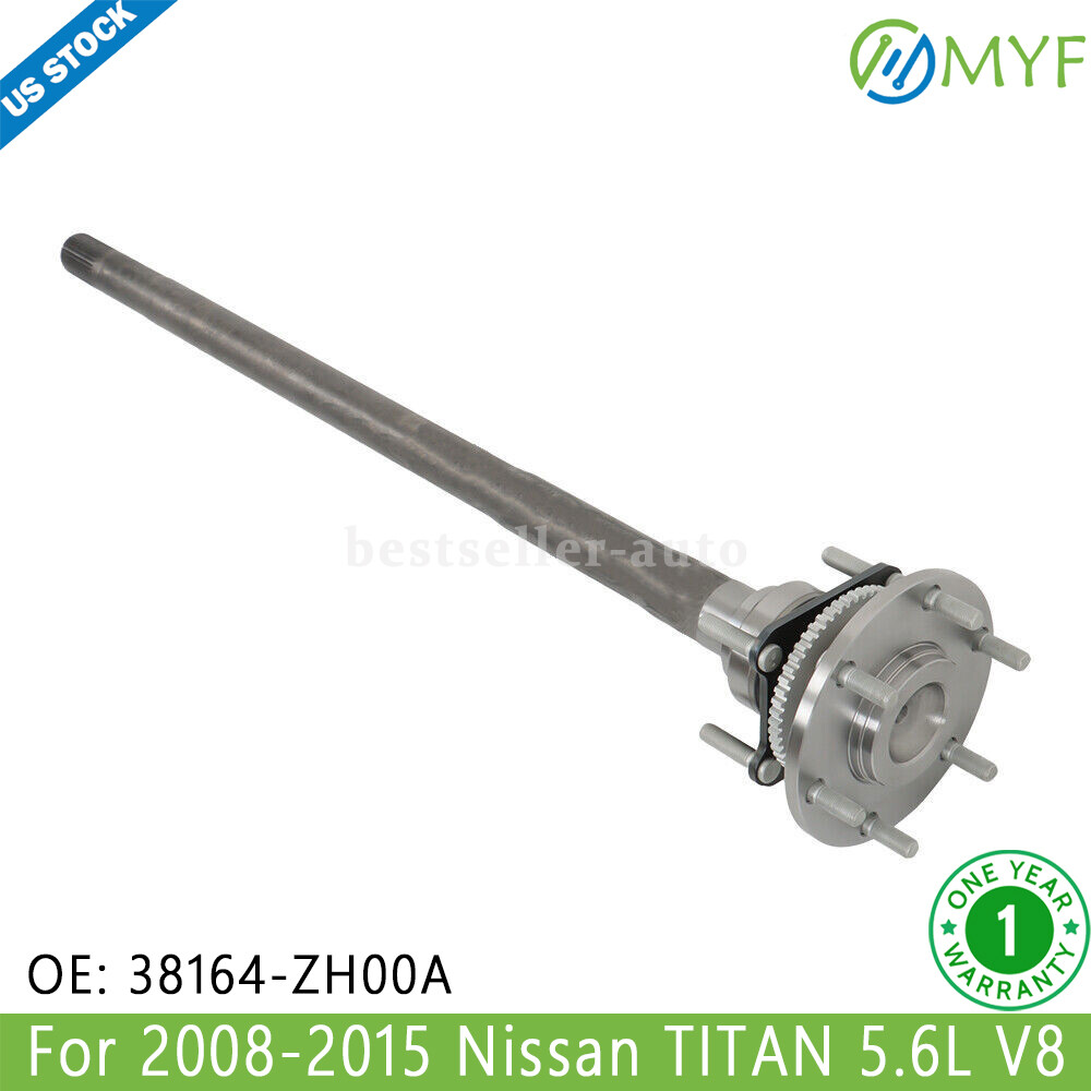 Rear Axle Shaft Left 38164-ZH00A For Nissan Titan w/bearing w/locking off road