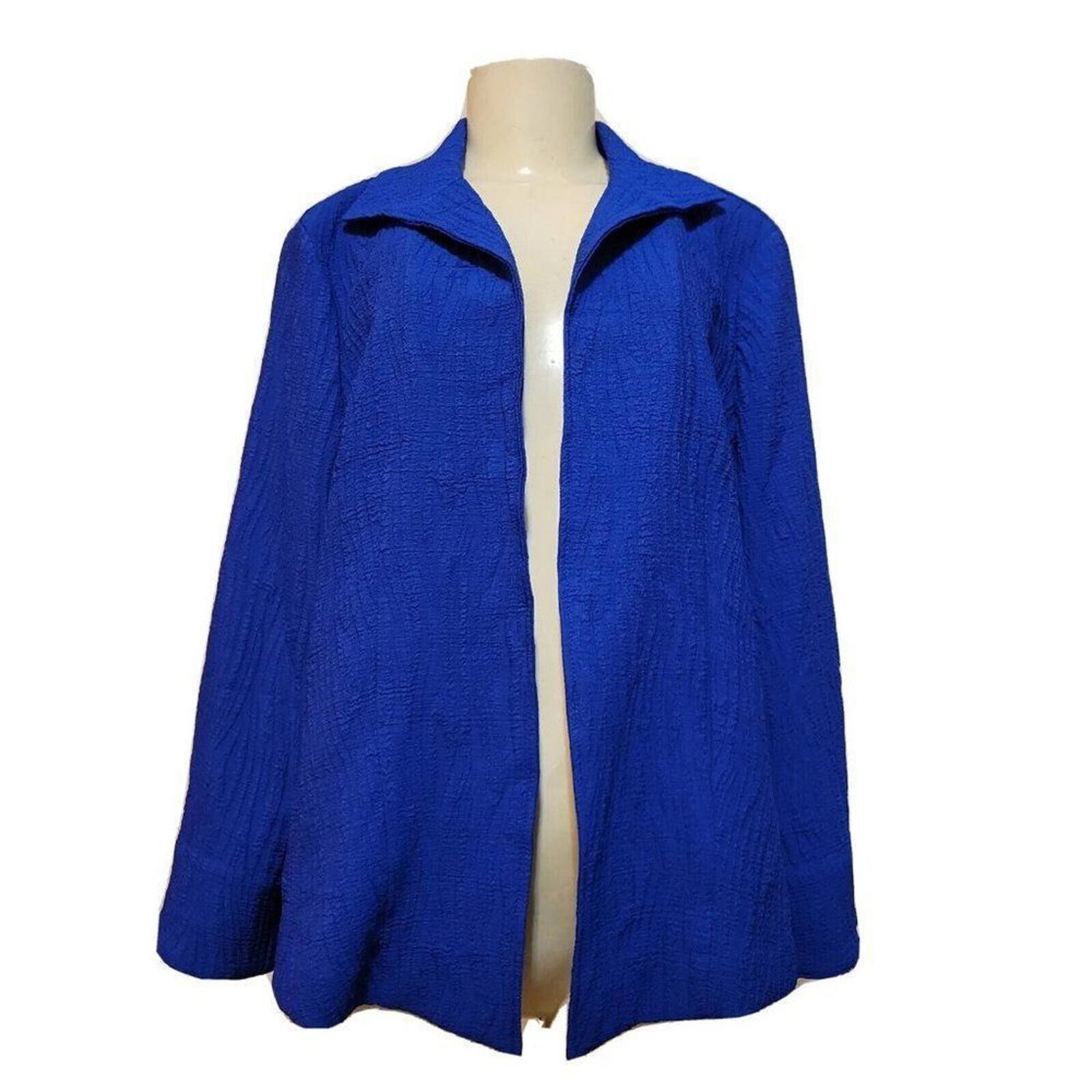 CHICO\'S WOMEN\'S LIGHT SUMMER  BLUE CARDIGAN SIZE 2 #928