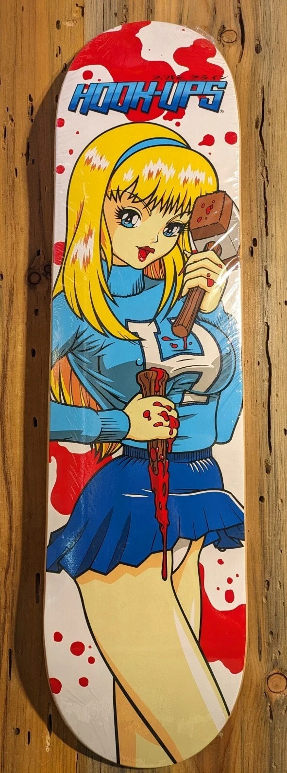 Hook-Ups Brittney Vampire Killer Slayer Skateboard Deck Jeremy Klein 2007