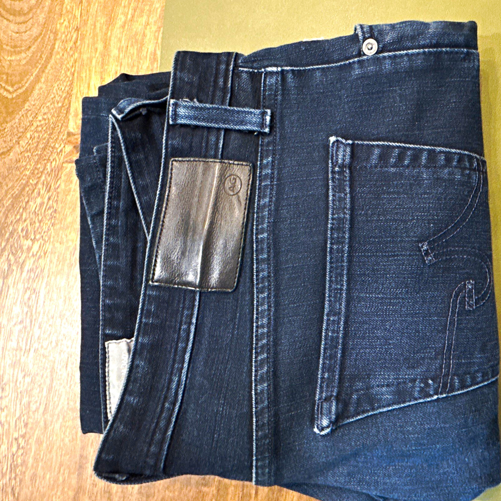AG Adriano Goldschmied DENIM 360 Men’s Black Denim Jeans Straight Regular Fit AG Adriano Goldschmied DENIM 360 Men’s Black Denim Jeans Straight Regular Fit
