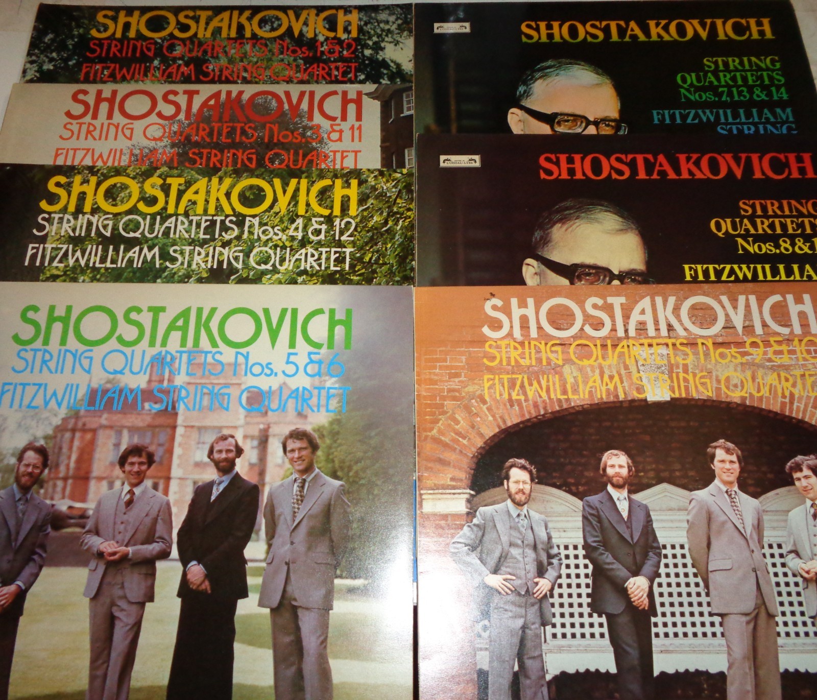 Fitzwilliam Quartet SHOSTAKOVICH 15 String Quartets - L\'Oiseau-Lyre 7 LPs