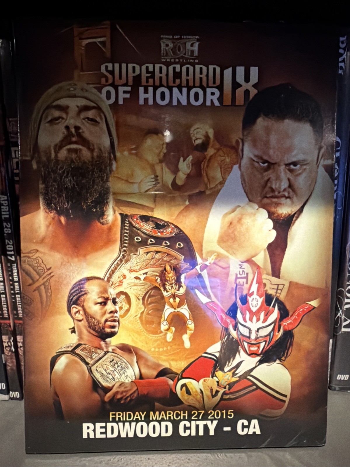 ROH Supercard Of Honor IX 9 DVD - Samoa Joe Briscoe Rare OOP Brand New ROH Supercard Of Honor IX 9 DVD - Samoa Joe Briscoe Rare OOP Brand New