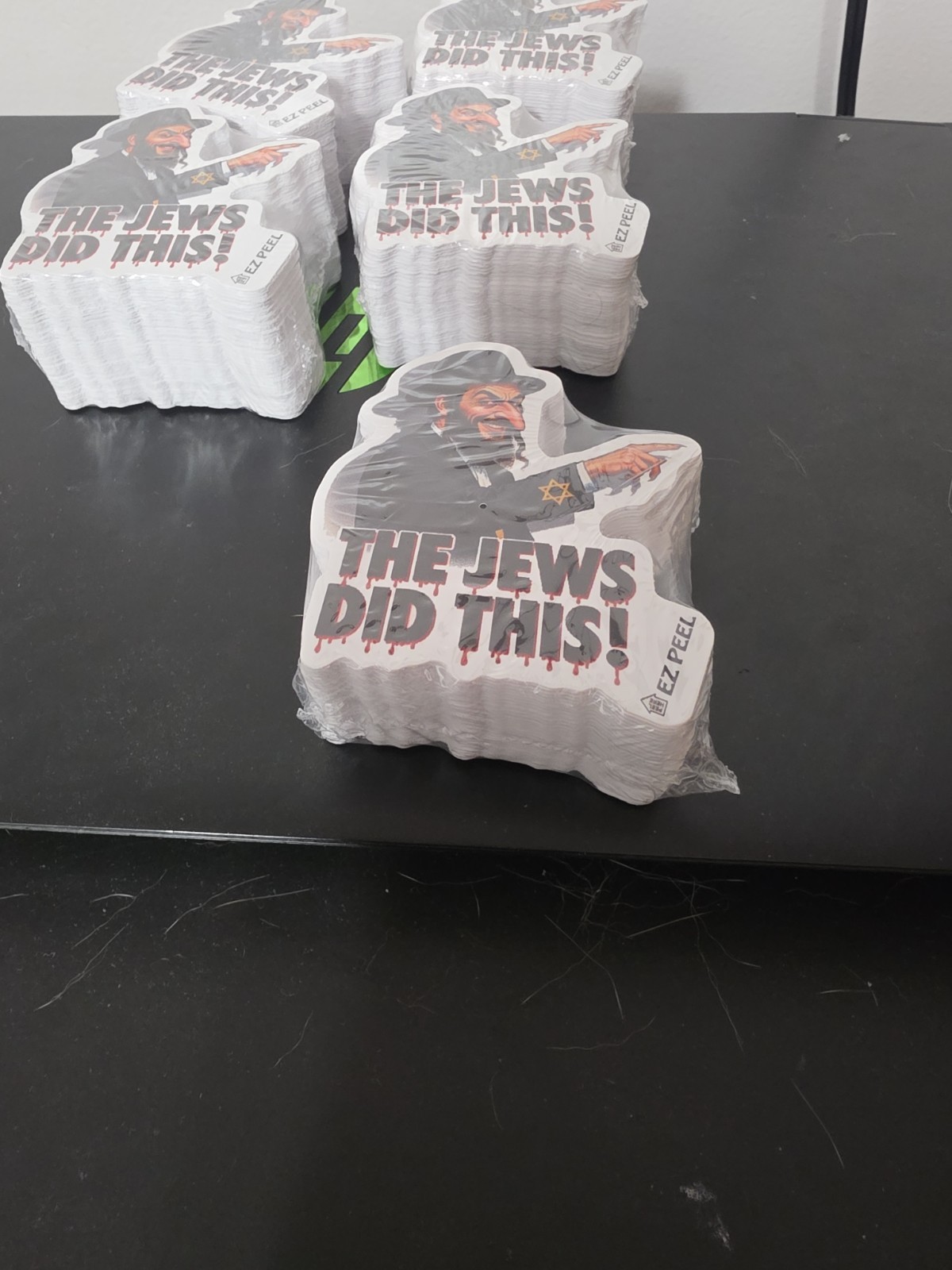The Jews Did This, Slaptags 20pack The Jews Did This, Slaptags 20pack