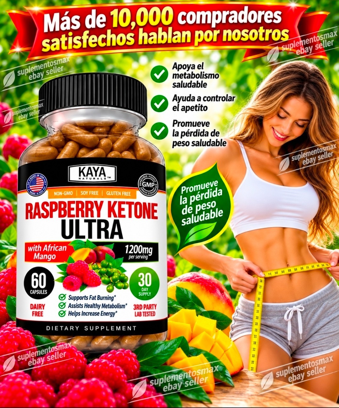 #1 Pastillas Ayuda Para Bajar De Peso Quitar Apetito Adelgazar Quemar Grasa