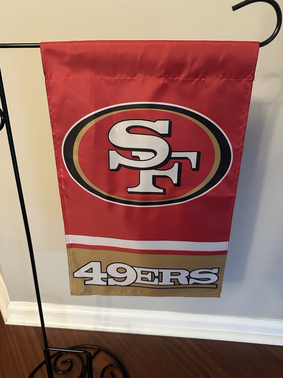 San Francisco 49ers Garden Flag Double Sided 49ers Premium Yard Flag 12x18