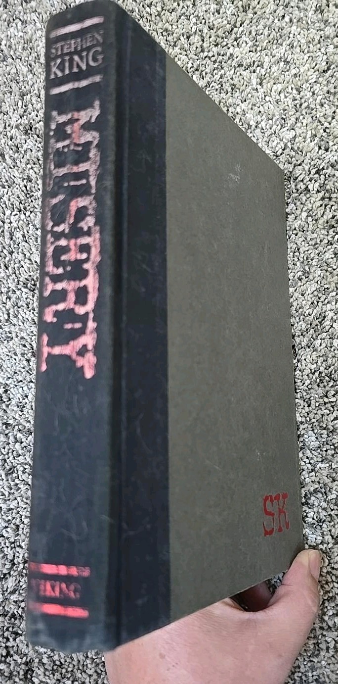 Stephen King Misery 1987 Viking Hardcover Vintage Horror Novel No Dust Jacket