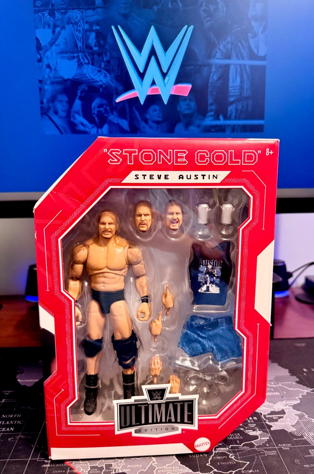 WWE Ultimate Edition Monday Night Wars Stone Cold Steve Austin Action Figure NEW WWE Ultimate Edition Monday Night Wars Stone Cold Steve Austin Action Figure NEW