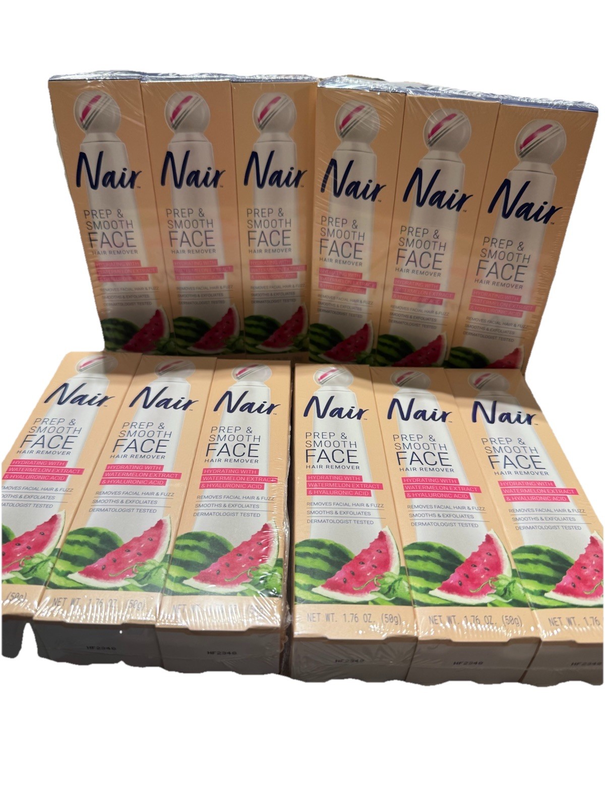 Nair Prep & Smooth Face Exfoliating Hair Removal for Women, 1.76 oz - Pack of 12 Nair Prep & Smooth Face Exfoliating Hair Removal for Women, 1.76 oz - Pack of 12